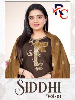 Desi kudi siddhi vol 1 three piece kurti wholesale